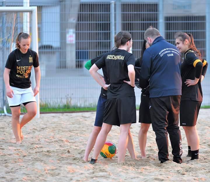Trening przed Ligą Mistrzów w Beach Soccer